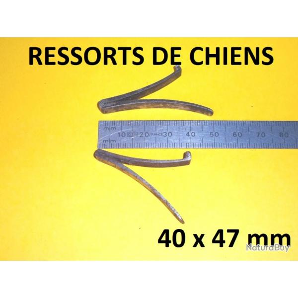 paire ressorts de chiens fusil 40x47 mm juxtapos hammerless - VENDU PAR JEPERCUTE (SZA988)