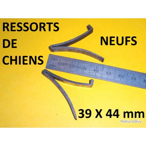 paire ressorts de chiens NEUFS fusil 39X44 mm juxtapos hammerless - VENDU PAR JEPERCUTE (SZA989)