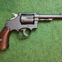 Revolver SMITH & WESSON modèle VICTORY - Calibre 38 S&W - Canon 5" (Occasion bon état)