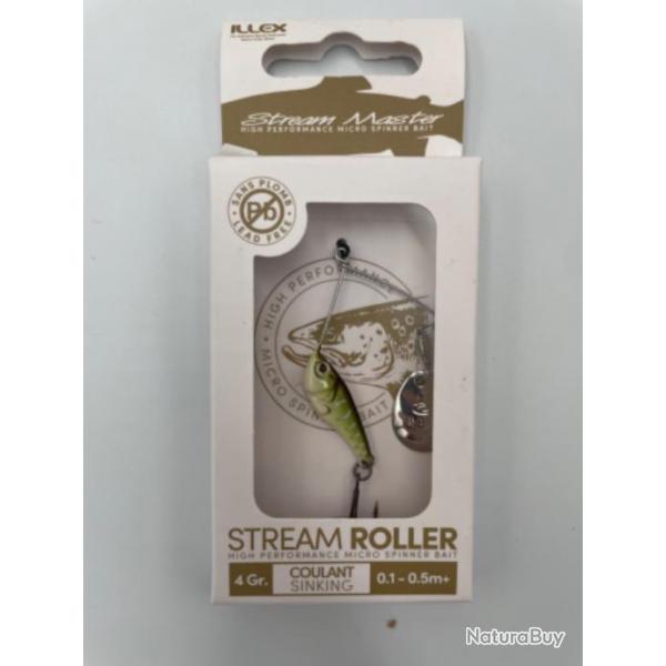 Spinnerbait Illex Stream Roller - 4G vert