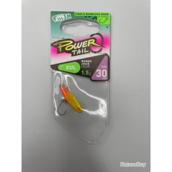 Fiiish Stickbait coulant Power Tail Fresh Water XUL 1.5g 30 mm