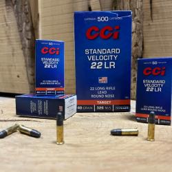 Munitions 22 LR - CCI Standard - boite de 500 cartouches