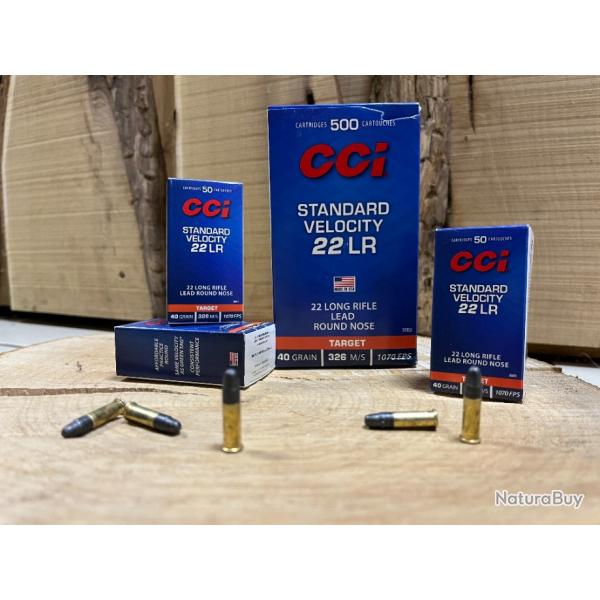 Munitions 22 LR - CCI Standard - boite de 500 cartouches