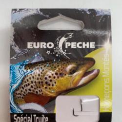 Hameçons montés europêche spécial truite n10 0,18mm