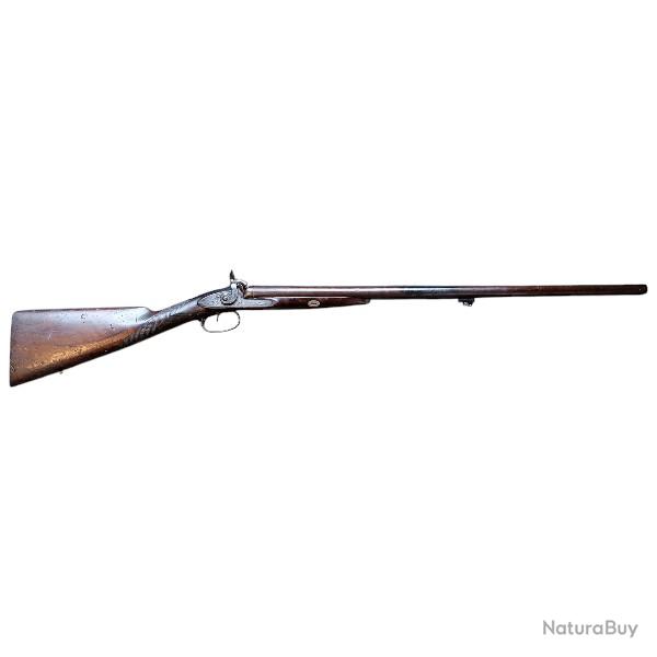 FUSIL DE CHASSE MANTON A PERCUSSION CAL : 16