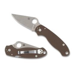 SPY C223GPBN15V Couteau pliant Spyderco Para 3 marron