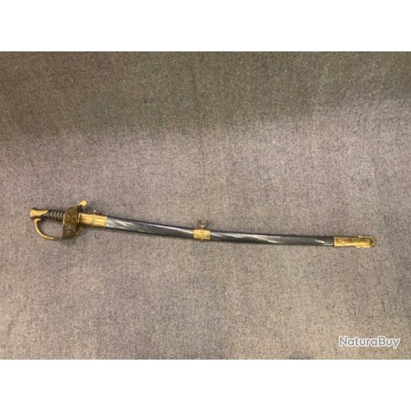 Sabre offiicier US poque Guerre de Scession (reproduction)