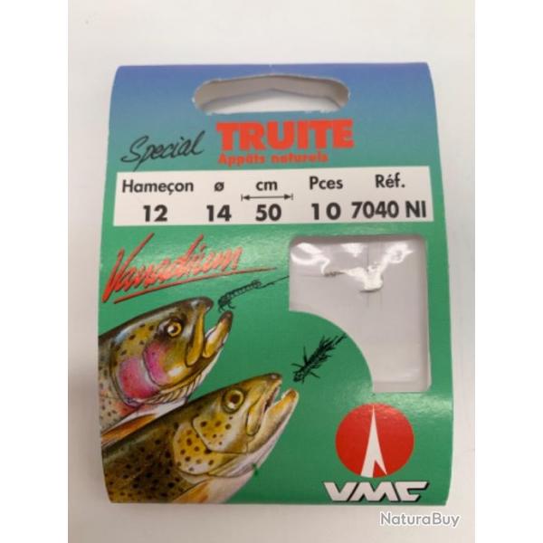 Hameons monts VMC spcial truite appts naturels  n12 0,14mm