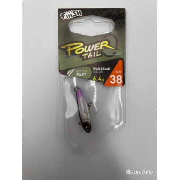 Fiiish Stickbait coulant Power Tail Fresh Water Slow 6,4g 38 mm colo troute