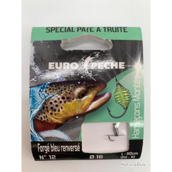 Hameons monts europche spcial pte  truite n12 0,16mm