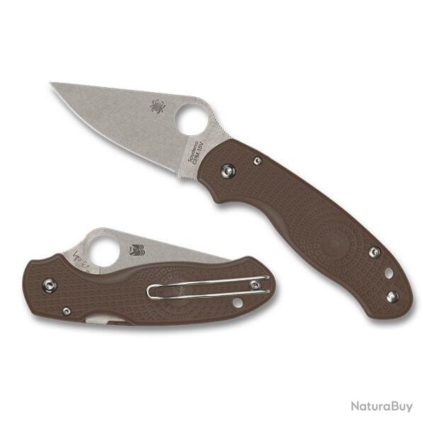 SPY C223PBN15V Couteau pliant Spyderco Para 3 marron sprint