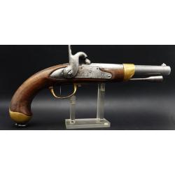 PISTOLET DE CAVALERIE MODELE 1822 T BIS MAUBEUGE 1825 - FRANCE RESTAURATION France Très bon  XIX eme