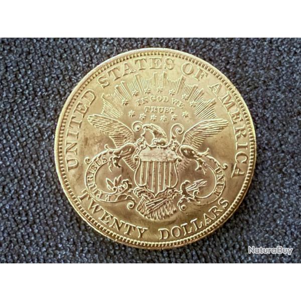 Pice en or 20 Dollars US - Liberty 1904
