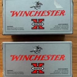 Cartouches Winchester 22 Hornet 2 boites de 50