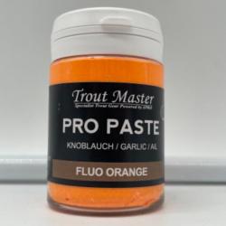 Pâte à truite trout master  pro paste fluo orange garlic