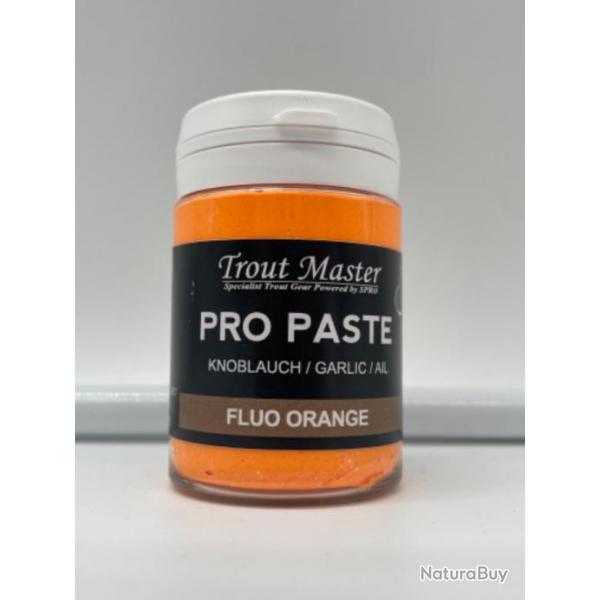 Pte  truite trout master  pro paste fluo orange garlic