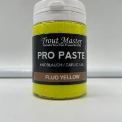 Pâte à truite trout master  pro paste Fluo Yellow garlic