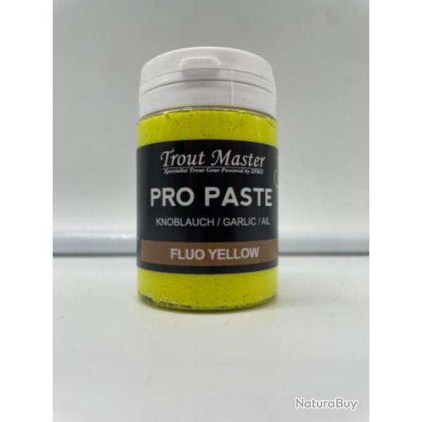 Pte  truite trout master  pro paste Fluo Yellow garlic