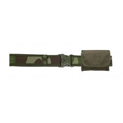 Ensemble Ceinture tactique treillis kaki + une cartouchiere ceinture kaki 10 munitions calibre 12