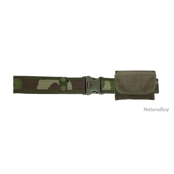 Ensemble Ceinture tactique treillis kaki + une cartouchiere ceinture kaki 10 munitions calibre 12