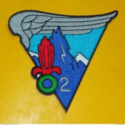 TISSU PATCH : LEGION 2ème REGIMENT ETRANGER DE PARACHUTISTES  2° COMPAGNIE  , DIAMETRE 9 CM , BON ET