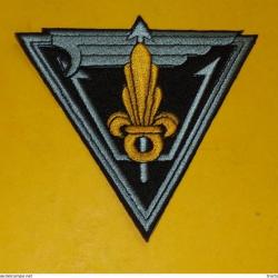 TISSU PATCH : LEGION 2ème REGIMENT ETRANGER DE PARACHUTISTES  3° COMPAGNIE  , DIAMETRE 9 CM , BON ET