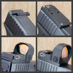 Plaque Montage Red Dot Glock Non Mos - SKX INDUSTRIES