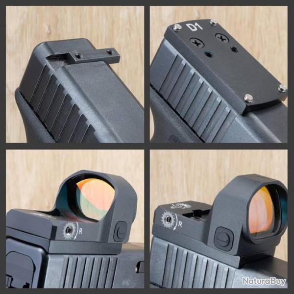 Plaque Montage Red Dot Glock Non Mos - SKX INDUSTRIES