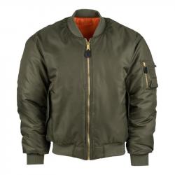 Blouson Bombers Aviateur MA1 Couleur Olive fonçé