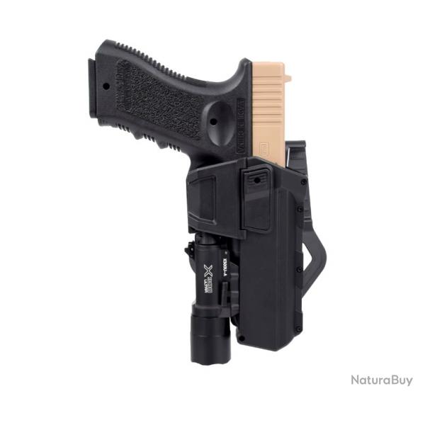 Holster Glock 17 Lampe - Retention Active - SKX INDUSTRIES