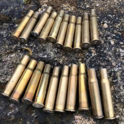 Douilles 30x30 winchester tirées 1 fois de marque WINCHESTER lot de 20 étuis