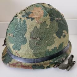 Casque USMC guerre du Vietnam complet Westinghouse