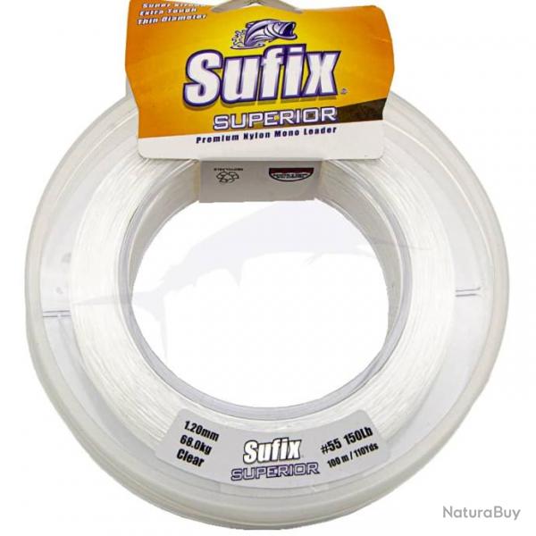 Sufix Nylon Superior 100m 150lb Transparent