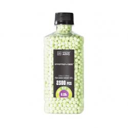 BILLES BIO 0.20G PRIME TRACANTE VERTE EN BOUTEILLE DE 2500