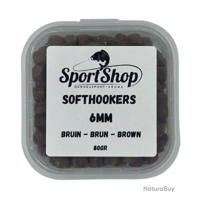 SPORTSHOP PELLETS D'ESCHAGES SOFTHOOKERS BRUN 80GR 6,00mm