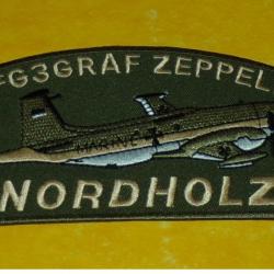 TISSU PATCH : NORDHOLZ MFG3GRAF ZEPPELIN, LONGUEUR 13 CM , BON ETAT VOIR PHOTOS . POUR TOUT RENSEIGN