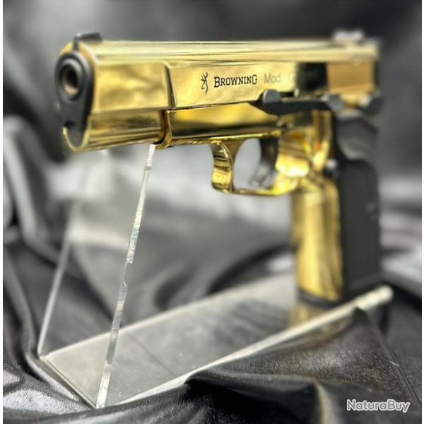 MEGA PROMO DESTOCKAGE - Pistolet "Browning GPDA" calibre 9MM PAK - GOLD