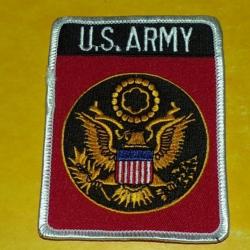 TISSU PATCH : U.S. ARMY, DIAMETRE 9 CM , BON ETAT VOIR PHOTO . POUR TOUT RENSEIGNEMENT ME CONTACTER.