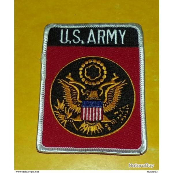 TISSU PATCH : U.S. ARMY, DIAMETRE9CM , BON ETAT VOIR PHOTO . POUR TOUT RENSEIGNEMENT ME CONTACTER.