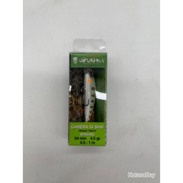 Leurre Coulant Gunki Gamera 54 Shw 4,5 gr blanc