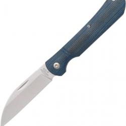 Couteau Bear & Son 484MB Blue Lame Wharncliffe Acier D2 Manche G10 Slipjoint USA BC484MB