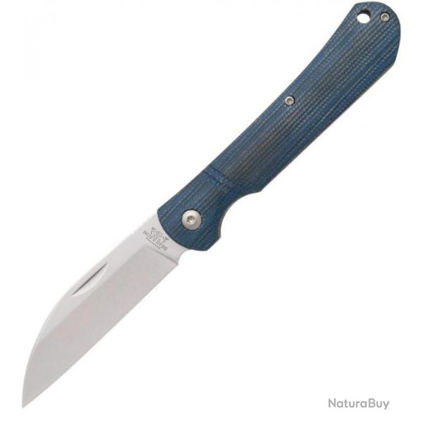 Couteau Bear & Son 484MB Blue Lame Wharncliffe Acier D2 Manche G10 Slipjoint USA BC484MB