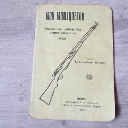 1925 Notice technique du fusil suisse K11 - Très rare