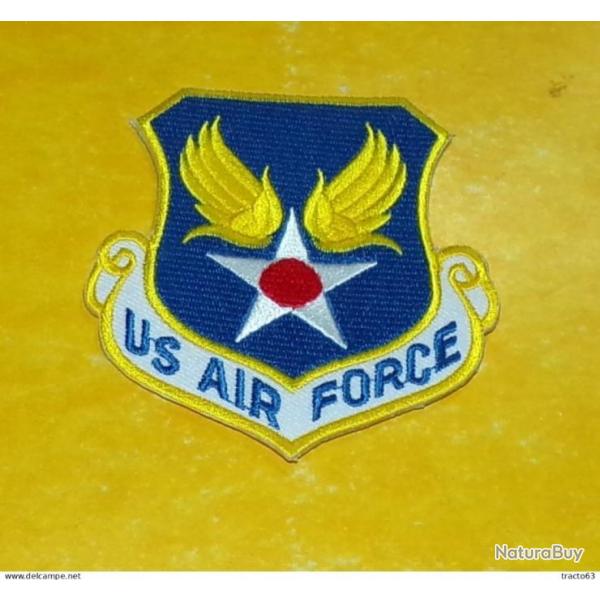 TISSU PATCH : US AIR FORCE , HAUTEUR7,5CM , BON ETAT VOIR PHOTOS . POUR TOUT RENSEIGNEMENT ME CONT