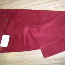 Pantalon Laksen Moleskin Broadlands Red. T:46.