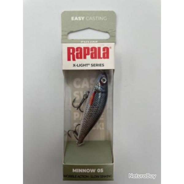 Leurre Flottant Rapala X-Light Minnow - 5Cm