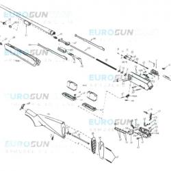 COUVRE CULASSE GAUCHER BROWNING BAR SHORTTRACK LONGTRACK