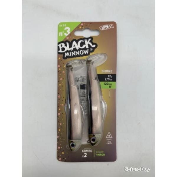 Leurre souple Fiiish black minnow 12 gr vairon