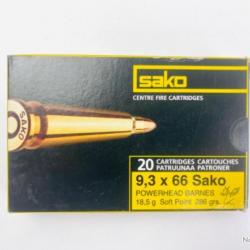 SAKO 9,3X66 POWERHEAD 286 GRS NEUF