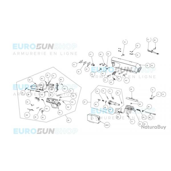 ARRETOIR DE CULASSE BROWNING BAR MK3 NEUF